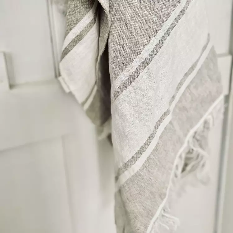 Belgian linen throw online